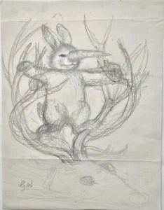 GARTH WILLIAMS~ORIGINAL CHARACTER ILLUSTRATION #26~CARROT NOSE - Picture 1 of 1