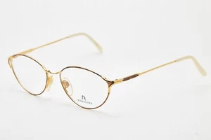1980s vintage gold cat eye eyeglasses RODENSTOCK R2446 D women's cateye glasses - Picture 1 of 16