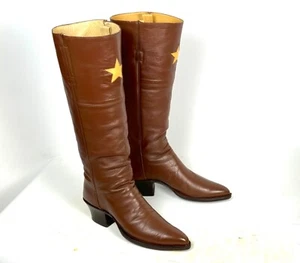Botas de Vaquero Champio Attitude 17" Alto Marrón - Para Hombre Talla 9D Juegos con disfraces Exc. Estado - Imagen 1 de 18
