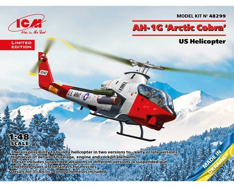 ICM - 1/48 AH-1G 'Arctic Cobra' US Helicopter