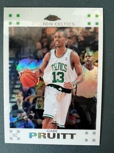 2007-08 Topps Chrome Refractors White Basketball Card #149 Gabe Pruitt /99