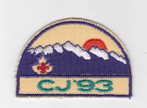 2001 Canada Scout Jamboree - CJ93 OFFICIAL PARTICIPANTS SCOUTS Souvenir Patch - Picture 1 of 1