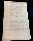 1651  LAST WILL MANUSCRIPT - 12 pages