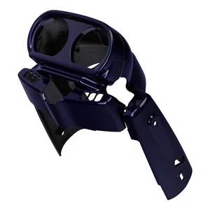 Instrument Housing For Harley Road Glide FLTRX 15-23 22 Zephyr Blue/Black Sunglo - Picture 1 of 6