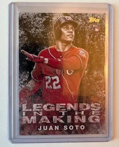 2018 Topps Update Legends in the Making BLACK Juan Soto #LITM-8 Rookie RC - Bild 1 von 2