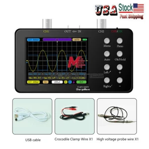 Digital Oscilloscope 10MHz Bandwidth 2 Channel Oscilloscope Signal Generator USA - Picture 1 of 16