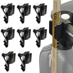 Golf Club Bag Putter Clamp Holder Organizer Durable Plastic Black Accessories - Picture 1 of 6