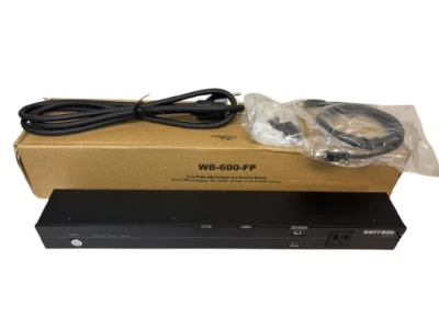 WATTBOX WB-600-FP, Face Plate with Voltage and Current Meters - NEW!
