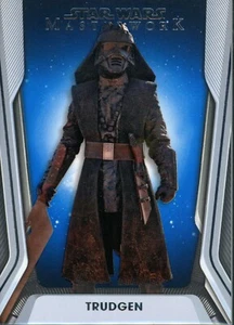 Topps Star Wars Masterwork 2021 azul base paralela 61 Trudgen - Imagen 1 de 2