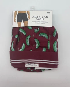 American Eagle Men's Size XXL 6" Ultra Soft Pickles Boxer Brief Regular Length - Picture 1 of 1