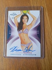 benchwarmer card hiromi oshima 3/5 autograph 