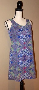 MY MICHELLE Woman's Paisley Sun Dress Size SMALL Multi-Color Sleeveless Lining - Picture 1 of 4