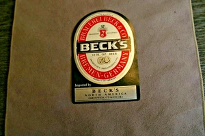 42) Bier Etikett aus Bremen: Brauerei Beck&Co - Bild 1 von 1