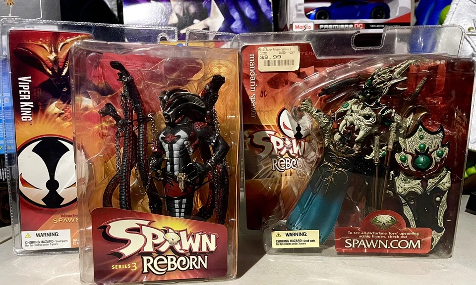 Mandarin Spawn, Viper King McFarlane Spawn Reborn Serie 2,3 Nuevo Lote de 2 Foto 1 de 4