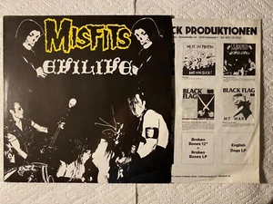 Misfits - Evillive German re SIGNED 12" 1984 Danzig Samhain PUNK - Imagen 1 de 2