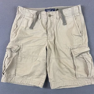 Vintage Abercrombie & Fitch Shorts Mens 31 Brown Cargo Military Y2K Distressed - Picture 1 of 11