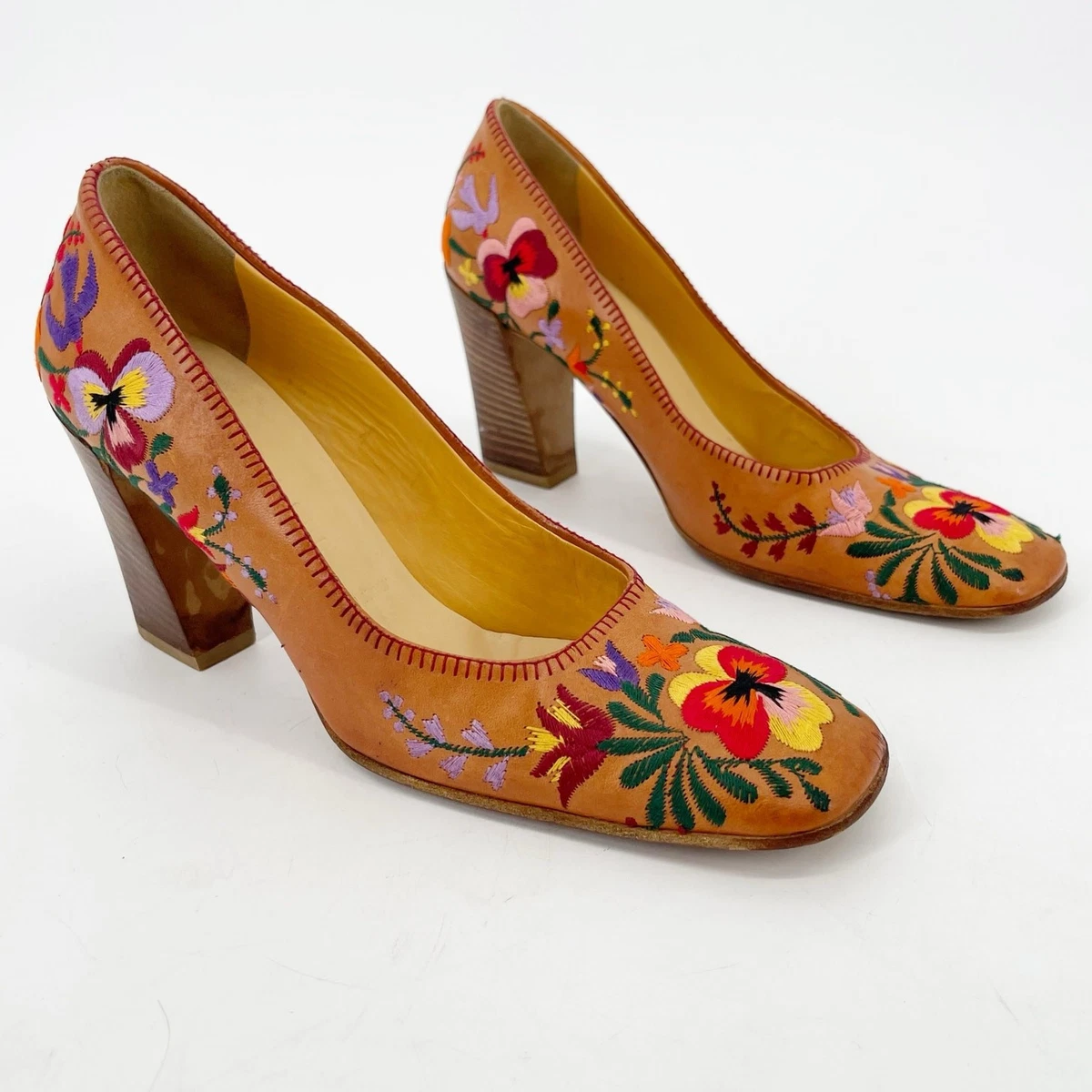 MIU MIU Women's Floral Heels for sale - eBay