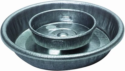 Little Giant Baby Chick Mason Jar Poultry Water Base Galvanized Steel Base Only