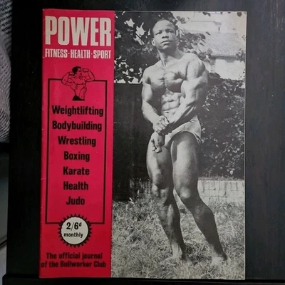 POWER Bodybuilding Muscle Magazine Vintage December 1968 Arnold Schwarzenegger  - Image 1 of 3