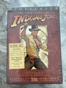 The Adventures of Indiana Jones Complete DVD Movie Collection 4 Disc Box Set NEW - Picture 1 of 2