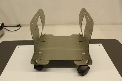 Computer Tower Mobile Stand On Caster Wheels Fits Up To 9" Wide Ventilated - Image 1 of 4