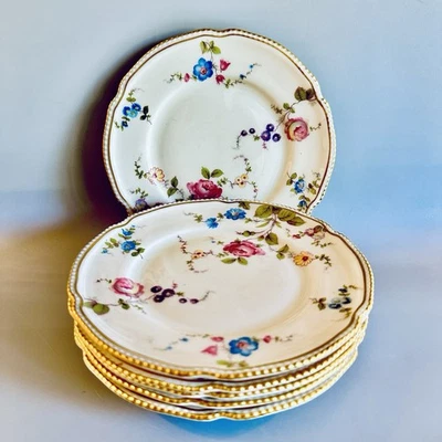 Juego de 6 platos de pan Castleton Sunnyvale China oro floral 6 3/8" Foto 1 de 4