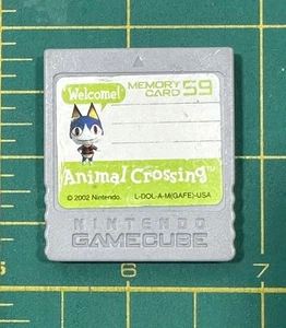 Official Animal Crossing Memory Card Nintendo GameCube (GC) 59 Blocks DOL-008 #2 - Picture 1 of 2