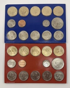 2007 P & D US Mint Sets (OGP) 28 coins 1C, 5C, 25C, 50C, and President Dollars - Picture 1 of 5
