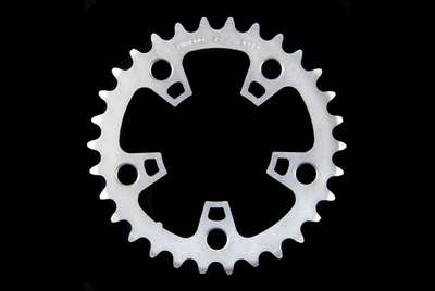 "Plato de aleación NOS Shimano Ultegra 6703 3x10 velocidades 30T 92BCD 3/32"", gris" Foto 1 de 3