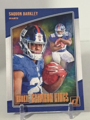 Saquon Barkley 2018  Donruss Rookie Gridiron Kings #RGK-6  SHIPS SAME DAY  D150 - Image 1 of 4