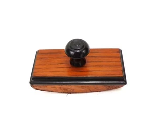 Ebonized Solid OAK Ink Rocker Blotter Copy 1890's Handmade MN 2 Papers INCL #55 - Picture 1 of 18