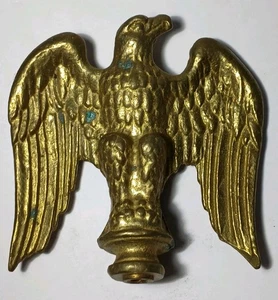 Large 4 Inch Brass Eagle Finial For Fire or Police Gamewell Call Box 4"x4" - Picture 1 of 21