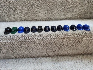 Lot of 13 MLB AL Micro 2" Long Helmets Plastic Batting Various Teams Logos! - Picture 1 of 10