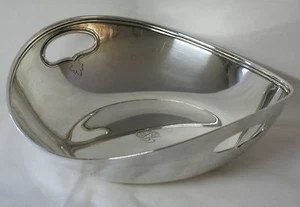 Tiffany & Co Sterling Silver Round Dish w/ handles Art Deco - Picture 1 of 1