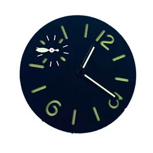34.5mm Green Luminous Watch Dial With Watch Hands For ETA 6497 ST3600 Movement C - Photo 1/10