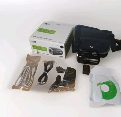 JVC Everio  Camcorder GZ-MG750BU 80GB HDD W/JVC Storage Case & Accessories - Image 1 of 4