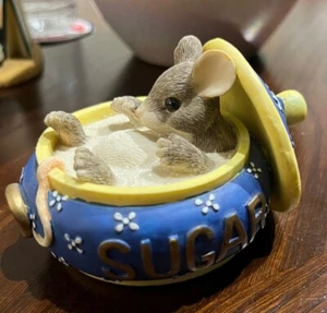 Vintage Fitz & Floyd charmante Schwänze ""You Couldn't Be Sweeter"" Figur in Zucker - Bild 1 von 12