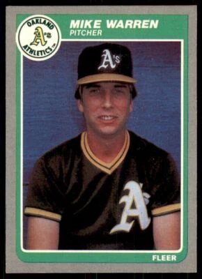 1985 Fleer Mike Warren 100 Baseball Cards #435 - Image 1 of 2