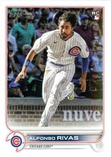 Alfonso Rivas RC 2022 Topps Series 2 Baseball Rookie Card #526 Chicago Cubs
