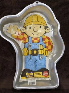 Wilton Bob the Builder Cake Pan Vintage 2002 #2105-5025 with Insert Collectable - Picture 1 of 2