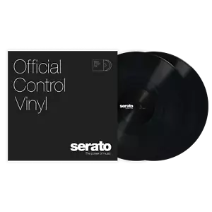 2x Serato Performance Series Timecode Vinyl Record for DVS DJ (PAIR)- BLACK 12" - Picture 1 of 2