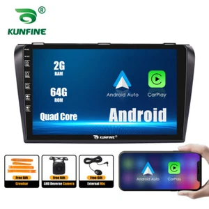 For Mazda 3 2004-2010 Android Car Stereo FM Radio GPS Navi WiFi Carplay 64G BT - Foto 1 di 16