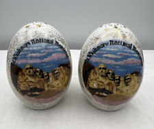 Vintage Souvenir Mount Rushmore National Memorial Salt and Pepper Shakers