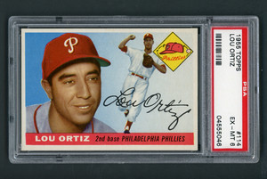 1955 Topps #114 Lou Ortiz PSA 6