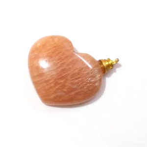 Fantastic Peach Amazonite Cabochon Drill Heart Shape 16.50 Crt Loose Gemstone - Picture 1 of 7
