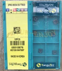 10PCS Taegutec CNC blade SPMG060204 DG TT8020 U Drill Blade - Bild 1 von 1
