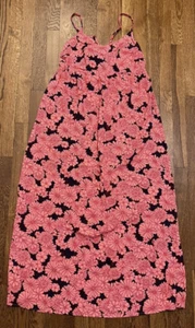Isabel Maternity Women's Size XS Tie Back Woven Maxi Maternity Dress Pink Floral - Picture 1 of 10
