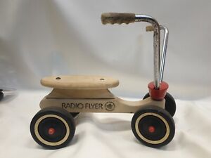 Vintage Radio Flyer Riding Toy Genuine Hard Maple. 