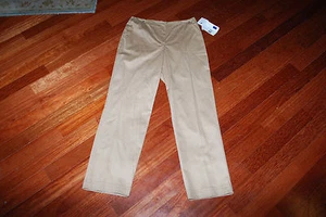 NUEVOS CON ETIQUETAS $65.00 PANTALONES BRONCEADOS RELAJADOS LIZ CLAIBORNE talla 12 - Imagen 1 de 4
