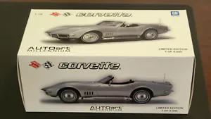 Autoart 1:18 1969 Chevrolet Corvette Cortez plateado 71162 coche modelo diecast - Imagen 1 de 17